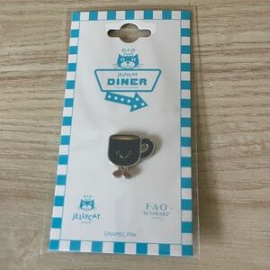 Jellycat Coffe Cup FAO Pin Exclusive